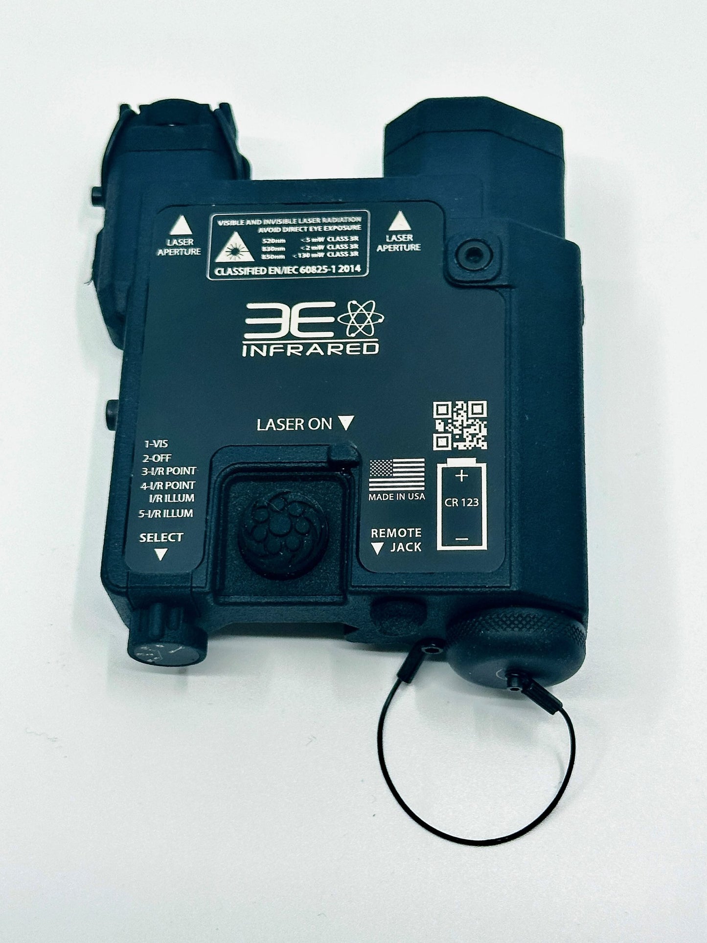THREE ELECTRONS INFRARED (3EIR) DESIGNATEIR-V THREE BEAM LASER – GREEN VISIBLE / INFRARED LASER / VCSEL IR ILLUMINATOR