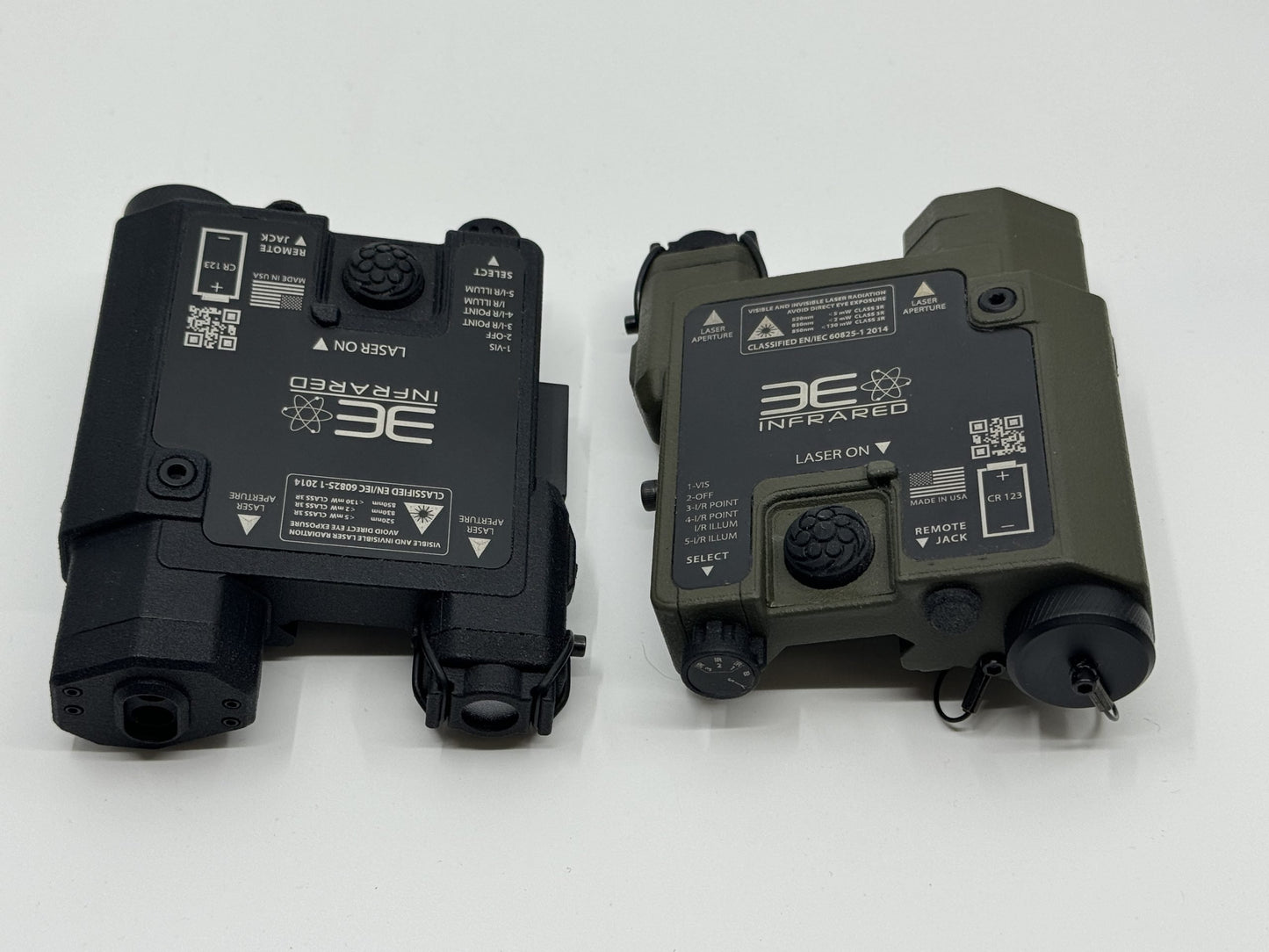 THREE ELECTRONS INFRARED (3EIR) DESIGNATEIR-V THREE BEAM LASER – GREEN VISIBLE / INFRARED LASER / VCSEL IR ILLUMINATOR